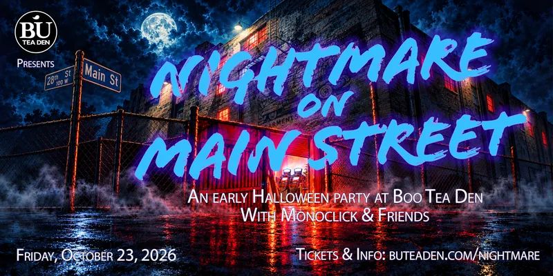 Nightmare on Main Street event flyer